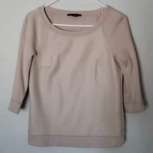 Armani Exchange faux leather top